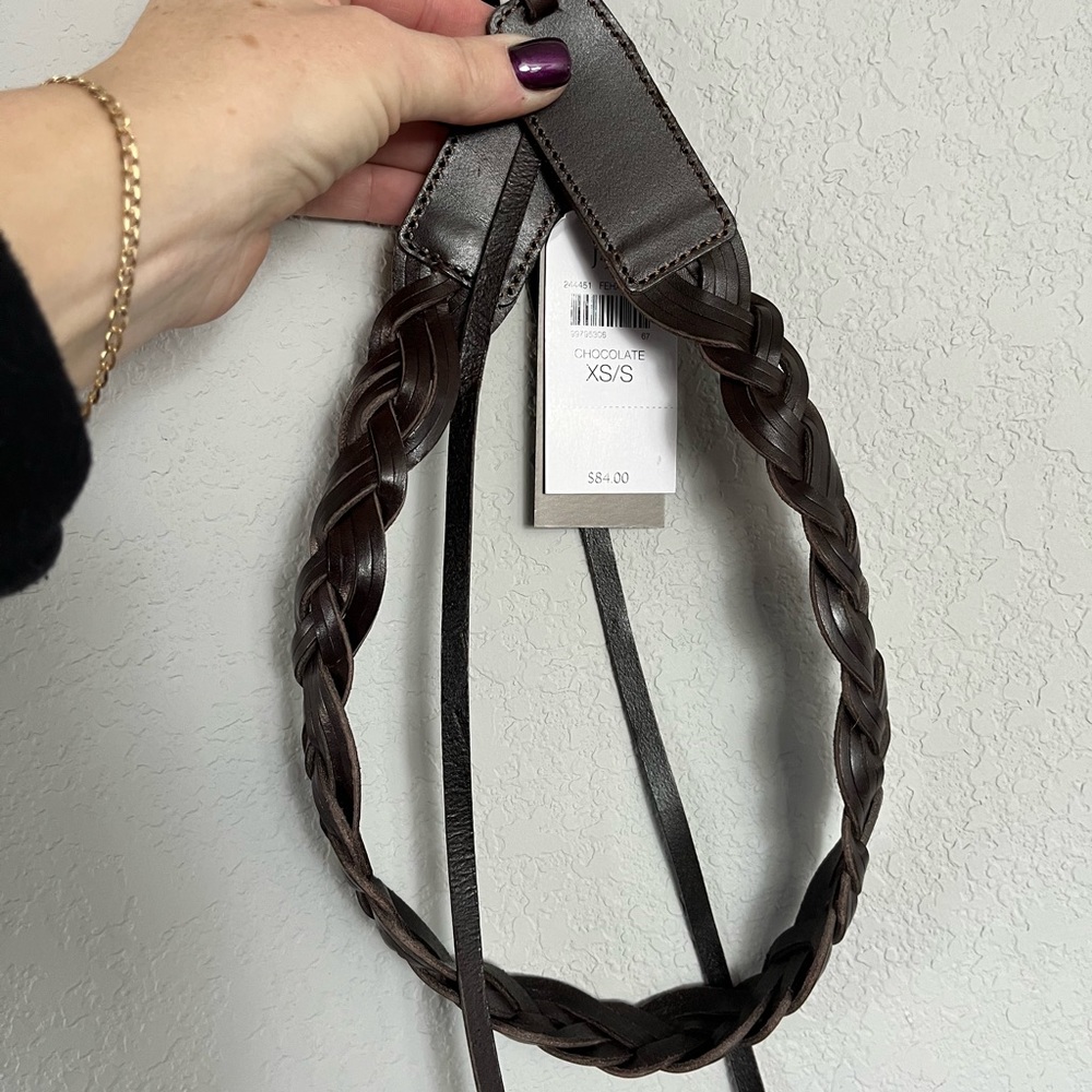J.Jill. Belt. XS/S. Brown/Chocolate. NWT.